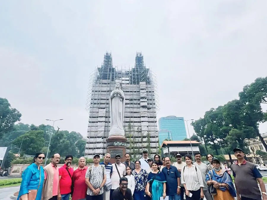 Saigon Notre Dame Cathedral is the cathedral of the Archdiocese of Saigon, and also an iconic architectural landmark and popular tourist attraction in Ho Chi Minh City.