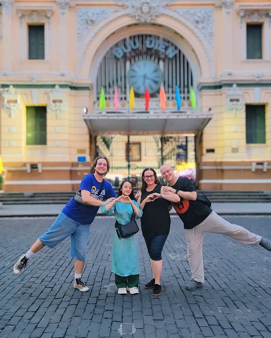The Saigon Central Post Office is a nostalgic stop in the heart of a modern and bustling city.