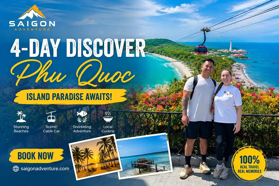 Phu Quoc Cable Car and Aquatopia Water Park adventure with stunning island views – book your Phu Quoc tour today and experience the best of South Phu Quoc.