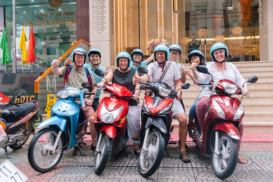 Exploring Saigon by motorbike with friends and family will create unforgettable memories.