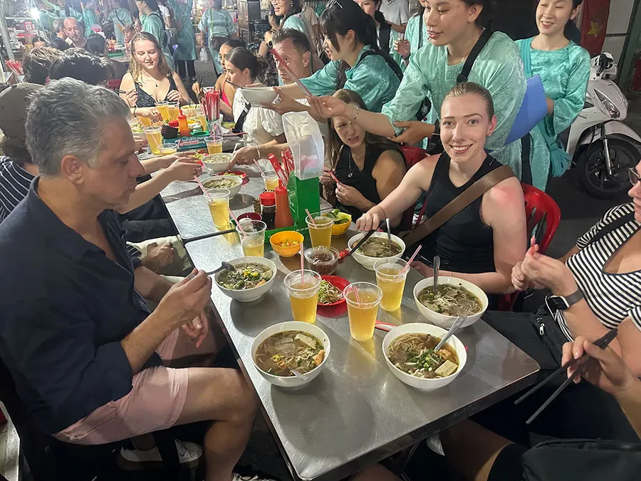 How Local Food Guides Choose Clean and Safe Street Food Vendors 4 You're never alone during the tour. Our experienced Saigon Adventure guides provide personal assistance and friendly service every step of the way.