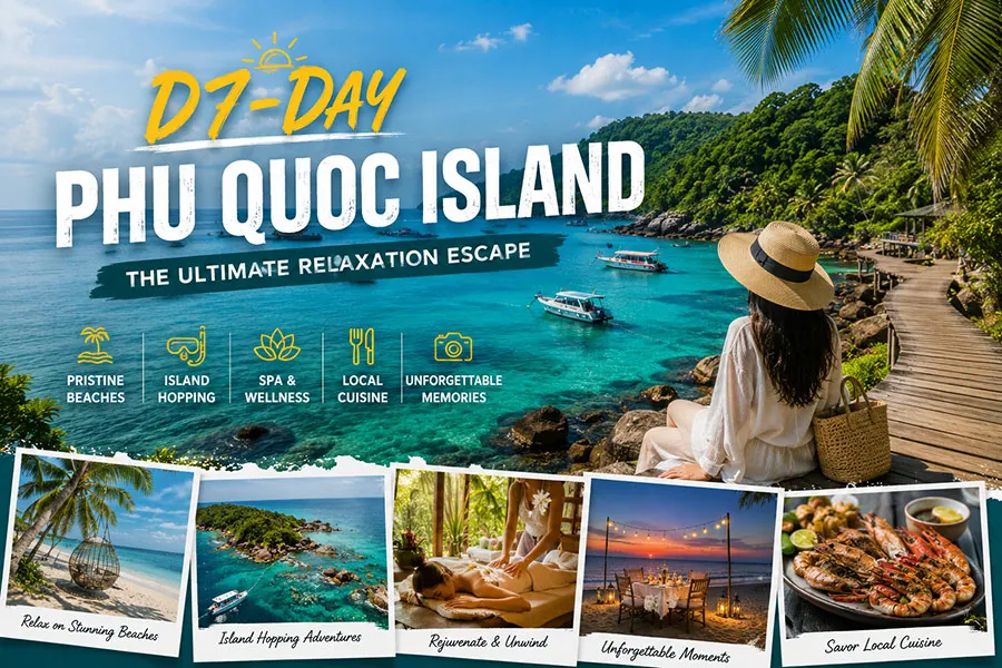Relaxing getaway in Phu Quoc Island with stunning ocean scenery