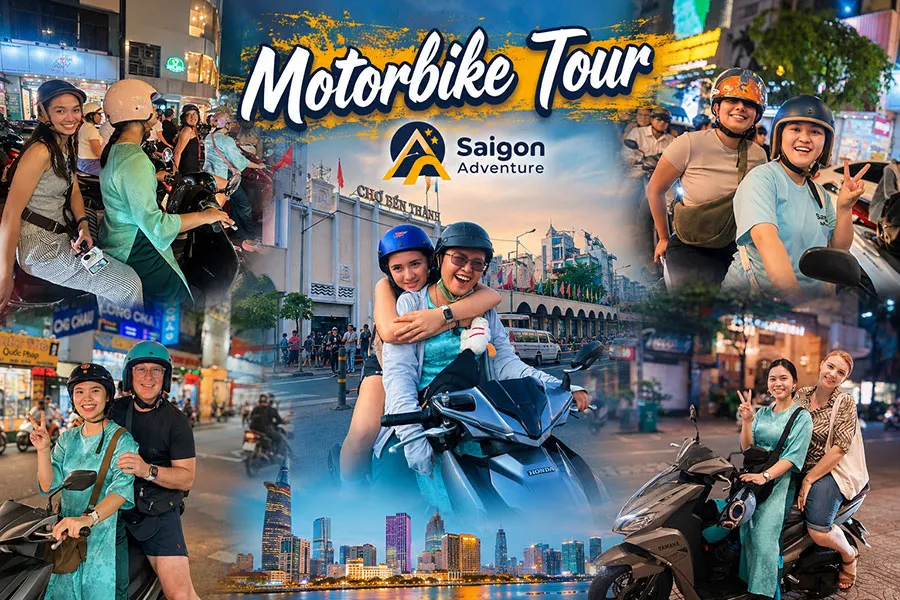 Travel through Saigon like a local with an unforgettable Motorbike Tour experience.