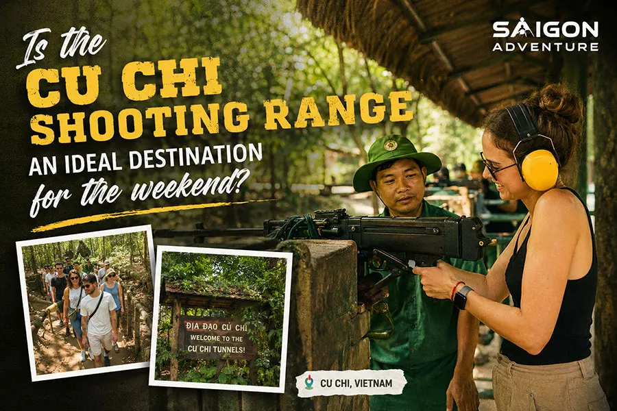 Is the Cu Chi Shooting Range worth visiting? Experience Vietnam's most famous historical attraction with an exciting guided tour.