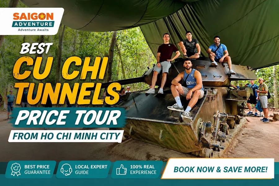Book the Best Cu Chi Tunnels Price Tour and explore Vietnam's most iconic historic site