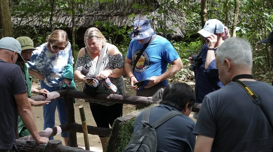 Getting to explore and discover the spike traps inside the tunnels.