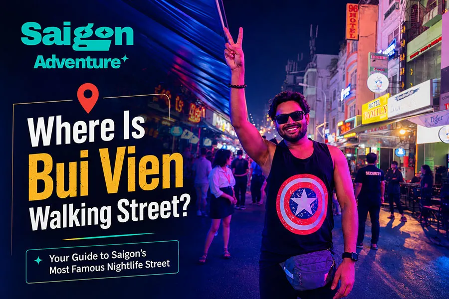 Is Bui Vien Walking Street Worth Visiting? A Local's Ho Chi Minh City Tour Guide 2 Bui Vien Street at night, one of the liveliest places in District 1