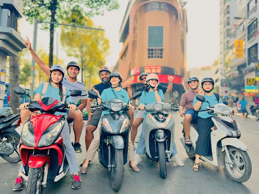 Motorbike Tours in Ho Chi Minh City with Saigon Adventure local team