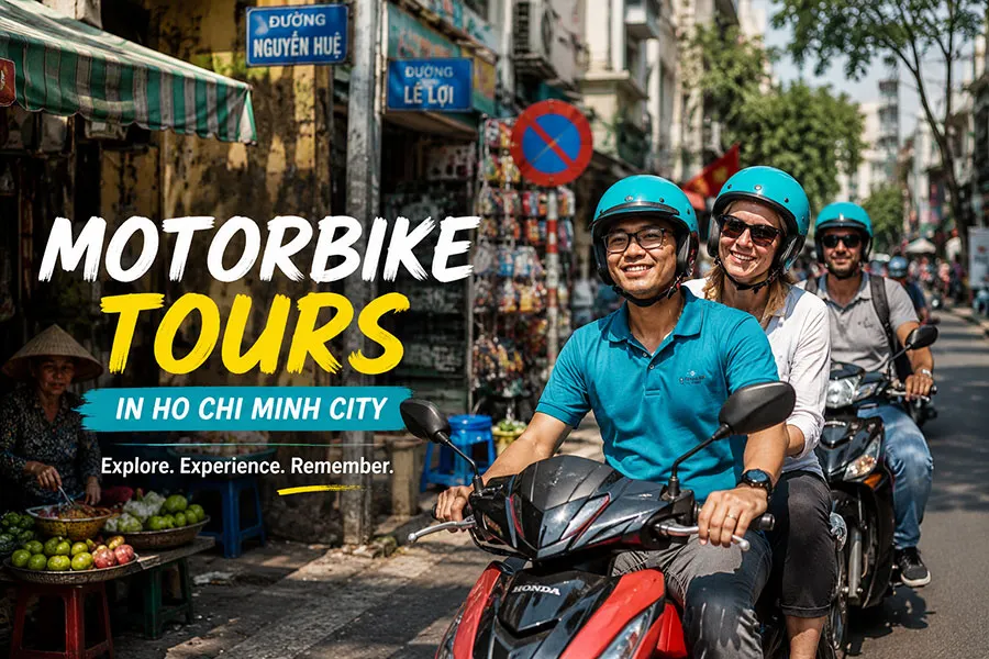 Motorbike Tours in Ho Chi Minh City offering authentic Saigon experiences