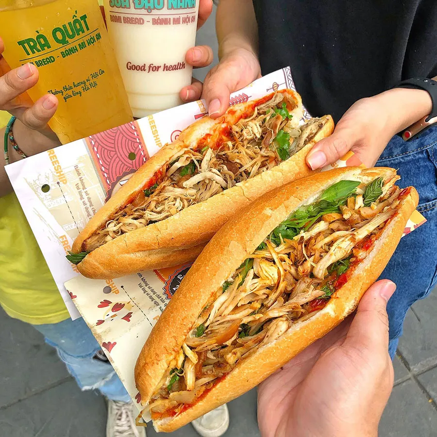 Famous Hoi An banh mi, one of Vietnam's most beloved street foods
