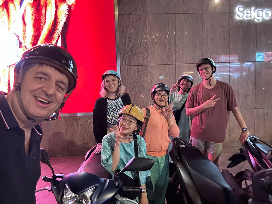Exploring Ho Chi Minh City by motorbike with Saigon Adventure travel experience