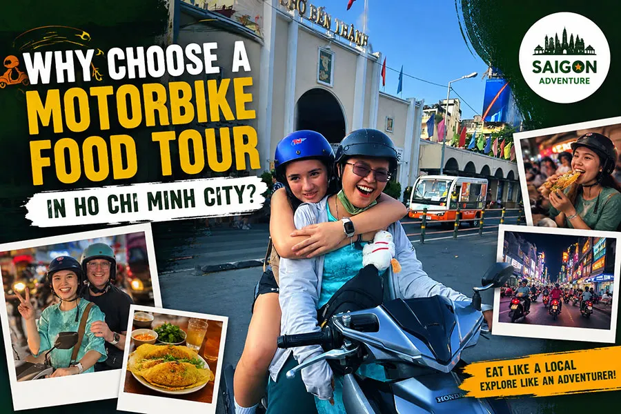 Saigon Adventure Motorbike Food Tour – Authentic Vietnamese street food experience