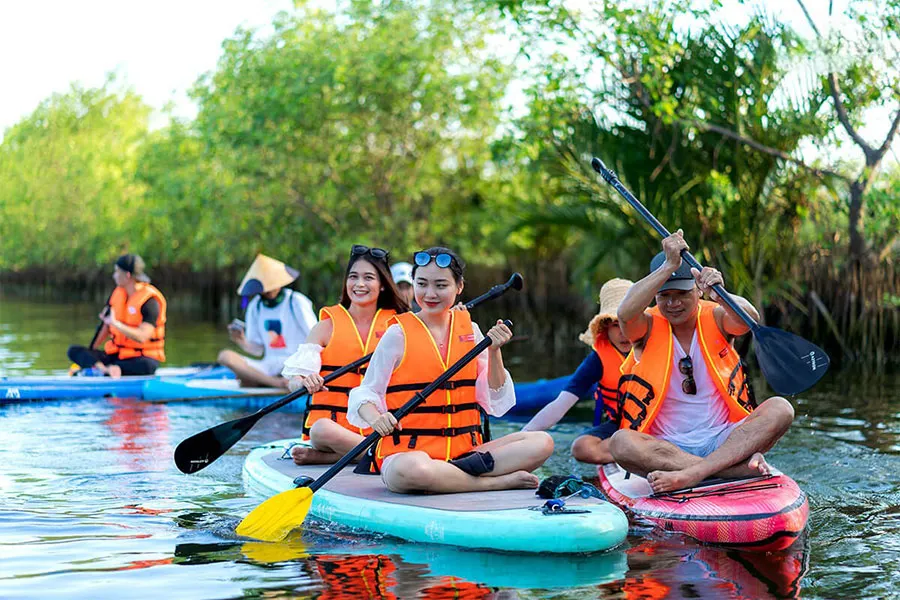 Explore the beautiful mangrove forests in the Mekong Delta with Saigon Adventure