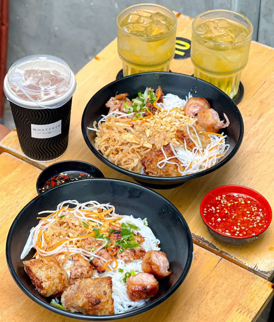 Enjoy authentic Bun Thit Nuong, a must-try Vietnamese grilled pork noodle dish on a Ho Chi Minh City street food tour.