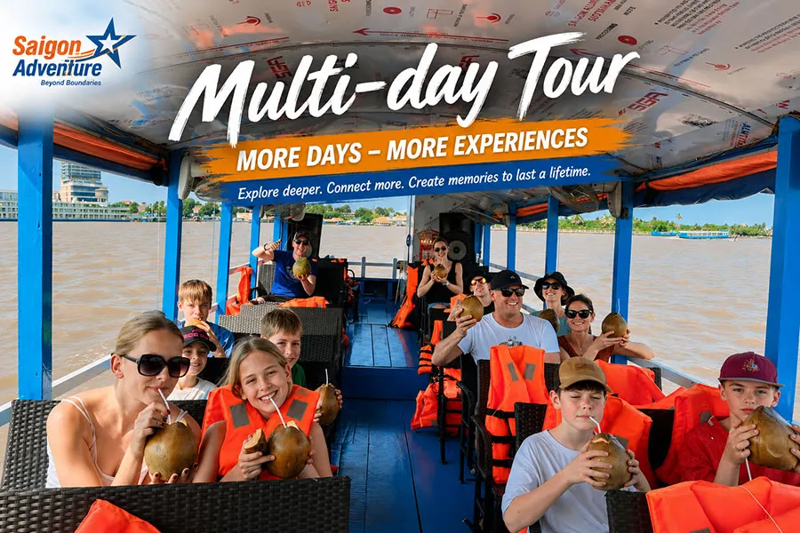 Multi-day tours exploring Vietnam with Saigon Adventure