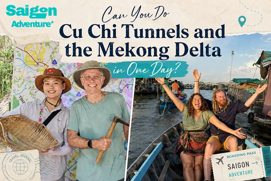 Can You Do Cu Chi Tunnels and the Mekong Delta in One Day? 2 Experience the Cu Chi Tunnels and Mekong Delta in one unforgettable day from Ho Chi Minh City