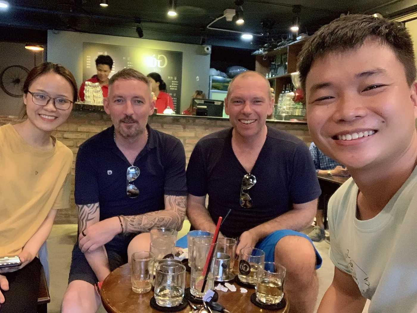Why Are Vietnamese Sidewalk Cafés Such a Big Part of Saigon Life? 3 Shaded street-side café in a residential Saigon neighborhood