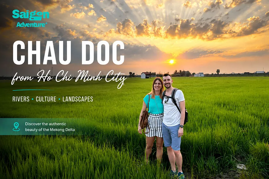 Is Chau Doc Worth Visiting on a Mekong Delta Trip? 1 International tourists enjoying a scenic Chau Doc Mekong Delta trip from Ho Chi Minh City