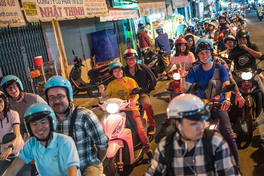 The Sounds of Saigon: What Everyday Street Noises Really Mean 8 An evening Saigon street food tour offers cooler weather, glowing lights and many delicious local dishes