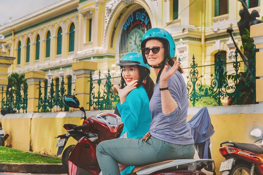 Is a Saigon Motorbike Food Tour Safe? An Honest Guide for Tourists 7 Guests are provided with helmets to help ensure their safety throughout the Saigon motorbike food tour.