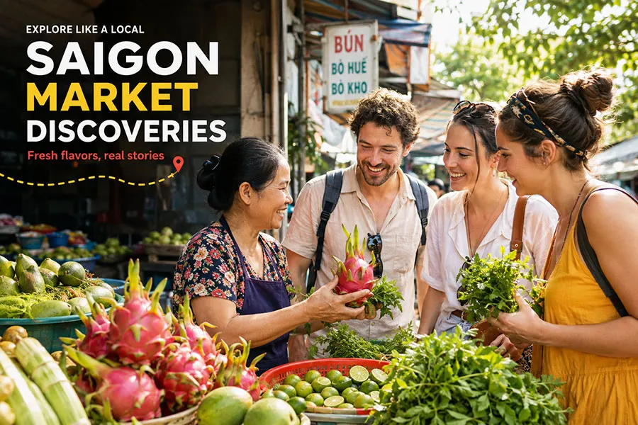 What Can Travelers Discover in Saigon’s Traditional Wet Markets? 7 Discovering the people, food and everyday life inside a traditional Saigon market