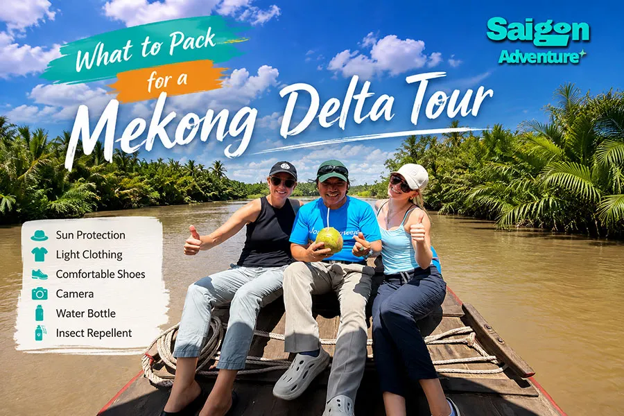 What to Pack for a Mekong Delta Tour: Smart Travel Guide 1 Breathable clothes for hot and humid weather in southern Vietnam
