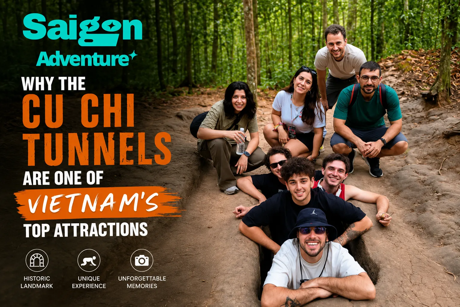 Daily Life Inside the Cu Chi Tunnels: What Was Life Really Like Underground? 7 Discover the complete history of the Cu Chi Tunnels with Saigon Adventure