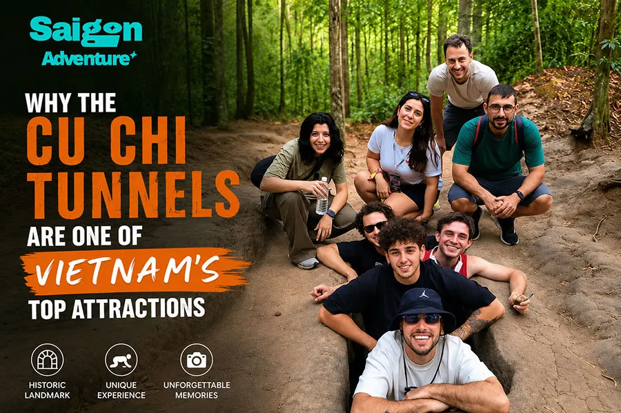 Is Cu Chi Tunnels Worth Visiting? Full Travel Guide 2026 2 Walking through the Cu Chi Tunnels and learning about Vietnam War history
