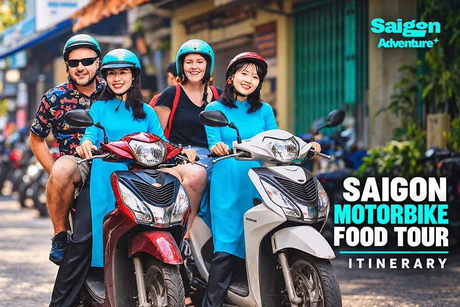 Saigon Motorbike Food Tour Itinerary: 8 Local Stops Beyond the Tourist Center 2 A complete Saigon motorbike food tour itinerary for travelers seeking authentic local experiences