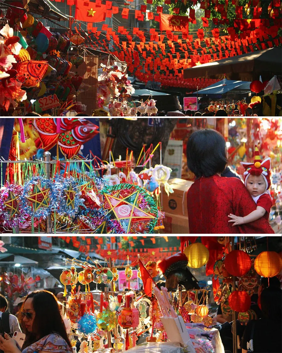 Best Mid-Autumn Festival Photo Spots in Saigon (2026) 2 Lương Nhữ Học Lantern Street glowing with colorful Mid-Autumn decorations in Saigon