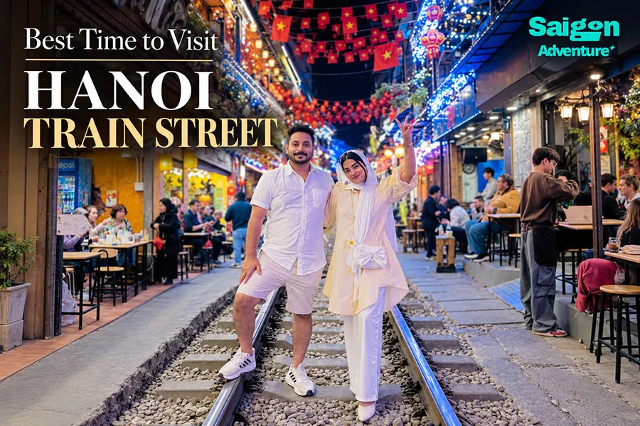 Best Time to Visit Hanoi Train Street: Train Times, Crowds and Photography Tips 1 Save your favorite Hanoi travel moments with beautiful photos along the famous Train Street.