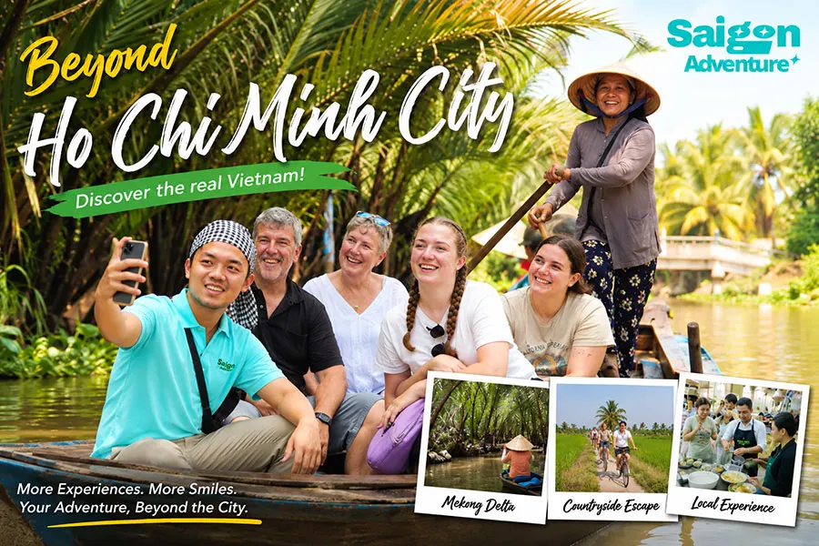 Discover the best of Vietnam with Saigon Adventure, from peaceful rural landscapes to the authentic rhythm of local life.