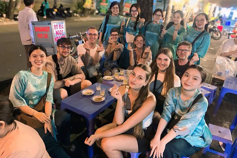 Saigon Motorbike Food Tour Itinerary: 8 Local Stops Beyond the Tourist Center 1 Join your friends for a memorable evening of Saigon food, culture and local stories