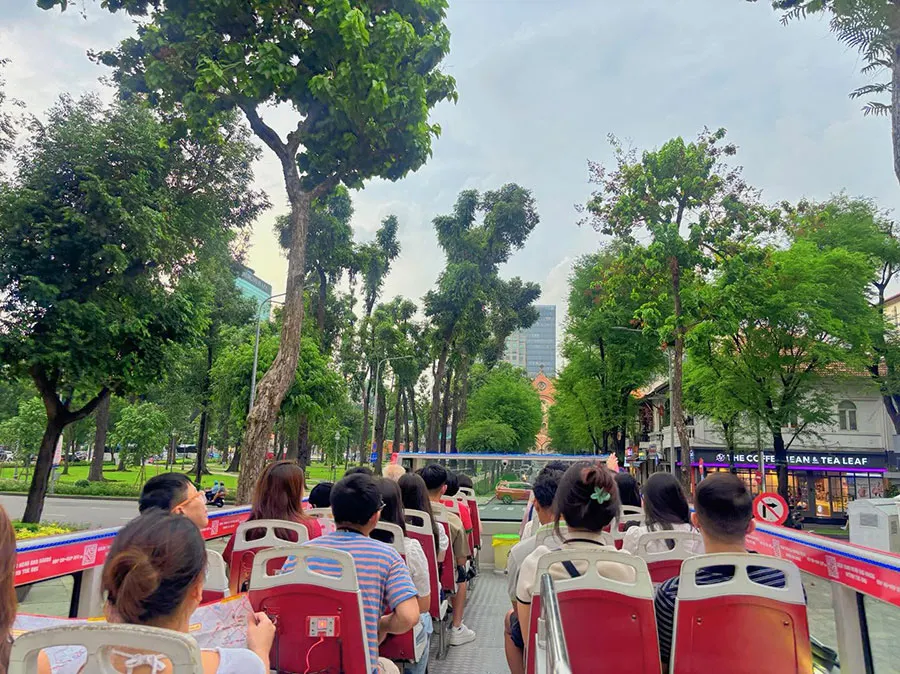 Is the Ho Chi Minh City Hop-On Hop-Off Bus Worth It? 4 njoy panoramic views of Saigon from a double-decker bus