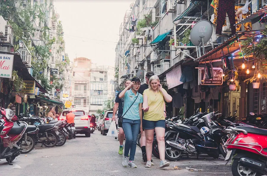 What to Do in Saigon If You’re Not Interested in Museums 3 Saigon local neighborhood experience with cafés, food stalls and everyday street life