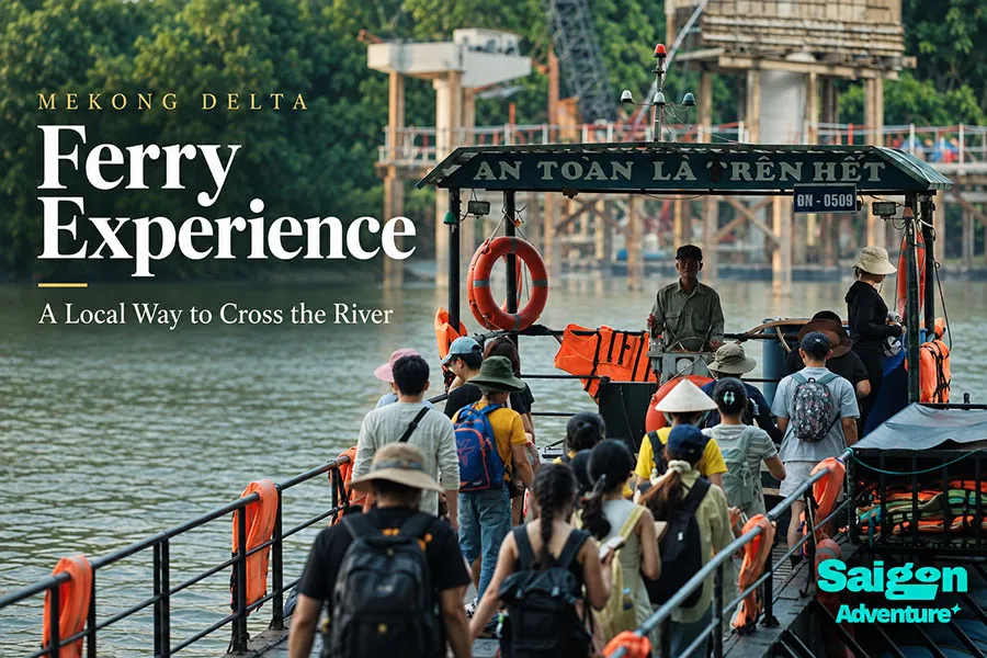 Mekong Delta Ferry Experience: A Local Way to Cross the River 3 Memorable Mekong Delta ferry experience for travelers seeking real local Vietnam
