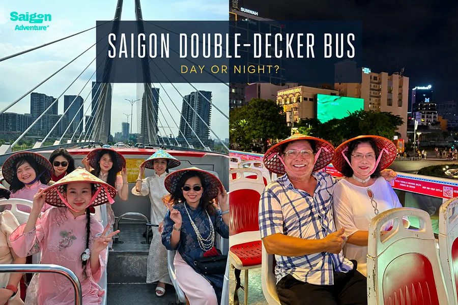 Saigon Hop-On Hop-Off Bus ticket prices vary by route and duration 1 You will experience Saigon’s modern skyline and lively streets from the upper deck.