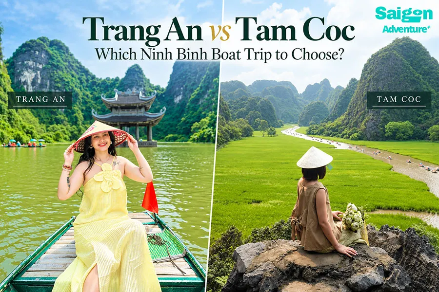 Trang An vs Tam Coc: Which Ninh Binh Boat Trip to Choose? 1 Trang An and Tam Coc are two famous Ninh Binh destinations with beautiful and peaceful scenery worth experiencing.