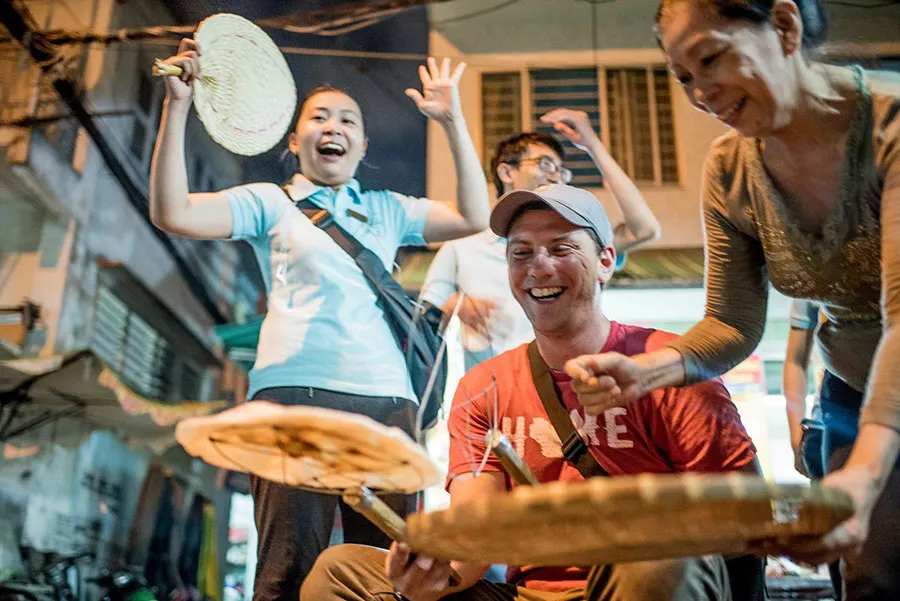 You will experience making and grilling traditional Vietnamese rice paper with friendly locals in Saigon