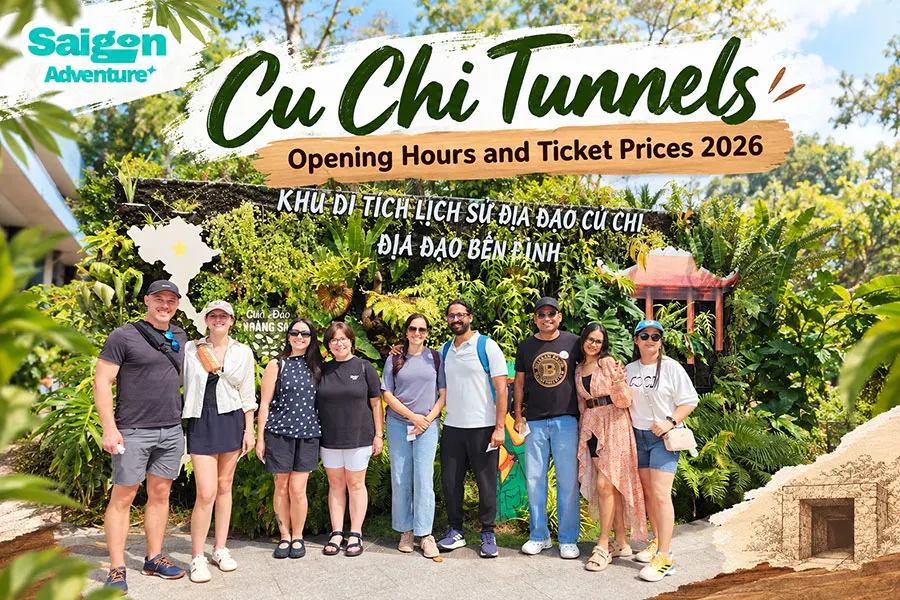 Cu Chi Tunnels Opening Hours and Ticket Prices 2026 1 Cu Chi Tunnels opening hours and ticket prices 2026 – essential visitor information