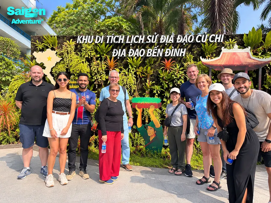 Cu Chi Tunnels Opening Hours and Ticket Prices 2026 4 Cu Chi Tunnels guided tour with Saigon Adventure, bringing travelers closer to Vietnam's wartime history.