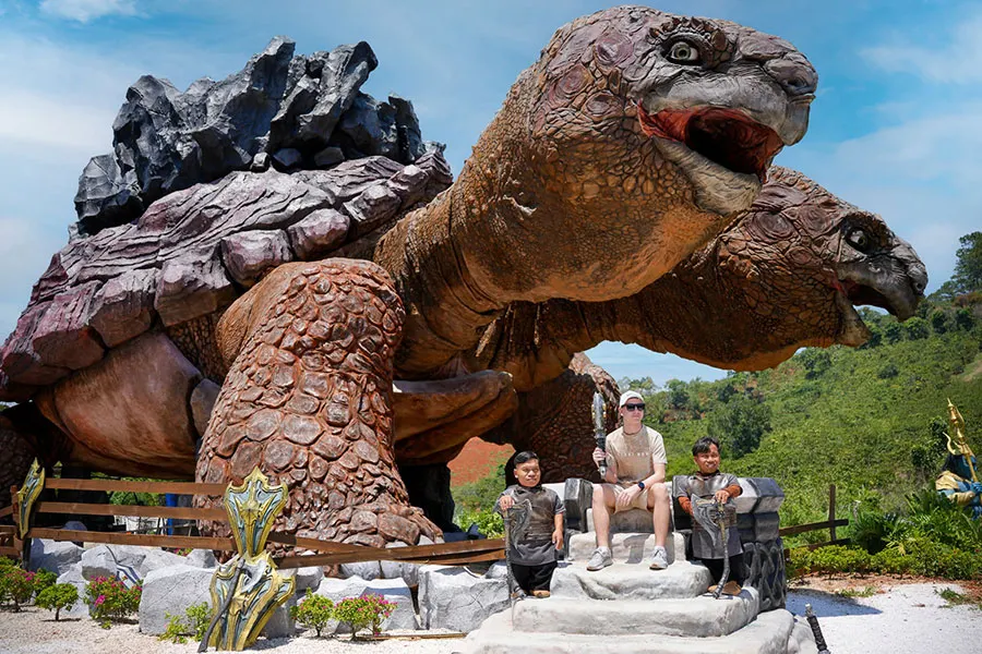 GOD Valley Dalat: Is the Little Village Worth Visiting? 2 GOD Valley Dalat featuring giant mythological figures and beautiful natural scenery