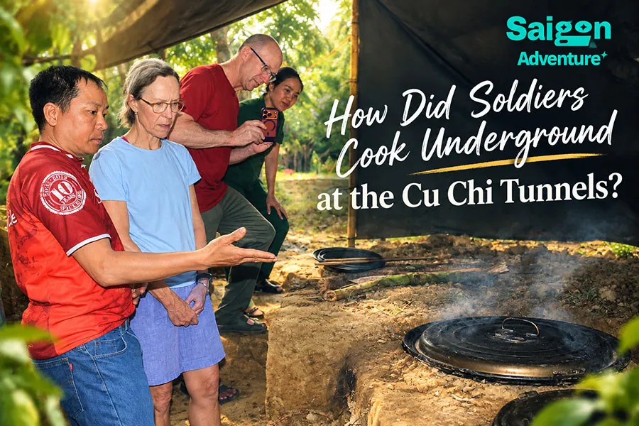 How Did Soldiers Cook Underground at the Cu Chi Tunnels? 1 Underground cooking areas used by soldiers in the Cu Chi tunnel network