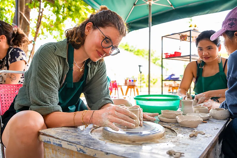 Thanh Ha Pottery Village: What to Expect from a Pottery Class 1 Experience traditional pottery making at Thanh Ha Pottery Village in Hoi An