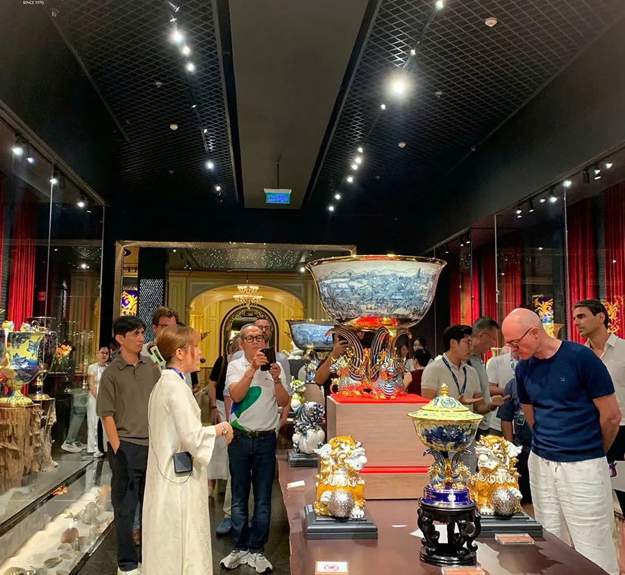 Where to Experience Vietnamese Traditional Crafts in Ho Chi Minh City 5 Handmade ceramic products displayed at Minh Long Ceramics and Porcelain Museum