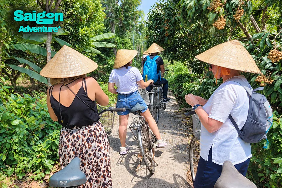 Vinh Long Mekong Delta: Homestays, Cycling and Orchards 4 Cycling is one of the most enjoyable ways to explore Vinh Long's countryside.