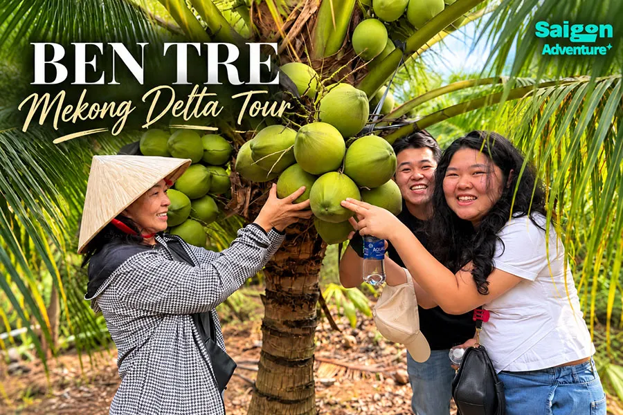 What to Eat in Ben Tre: 8 Local Foods Beyond Candy 1 Exploring Ben Tre's coconut countryside and discovering authentic Vietnamese specialties